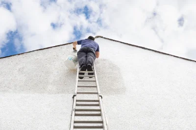 Peinture extérieure au Pègue — façades et ravalement